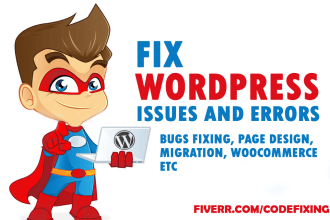 修复wordpress问题和woocommerce错误
