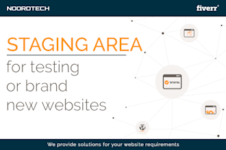 create a staging enviroment for your website