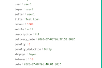 develop backend rest API with nodejs