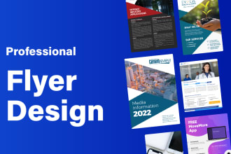 design a professional flyer for your business