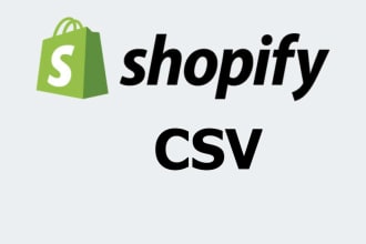 convert any vendor file into shopify CSV or excelify format