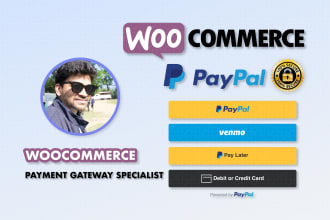 integrate paypal payment gateway with woocommerce