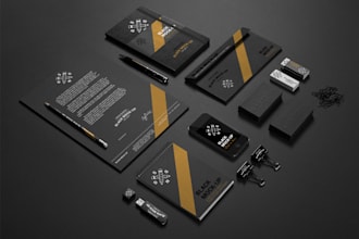 create stationary design for your brand