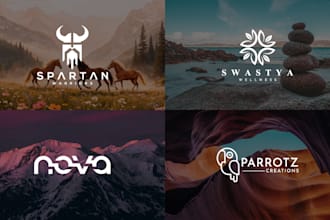 do a modern minimalist business logo design