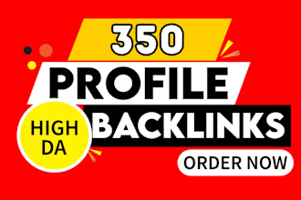 do profile backlinks manually high da DR to rank on google