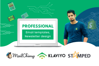 design mailchimp, klaviyo email templates