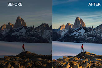 professionally retouch images, improve backgrounds, enhance photos, and quality