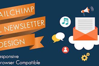 design mailchimp html email newsletter