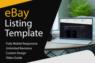 design custom responsive ebay listing template