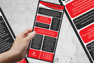 create poster,brochures flyer, social media banner for you