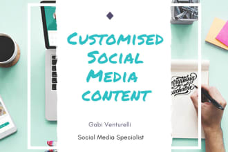 create a social media calendar filled with engaging content