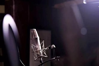 record a professional chinese male voice over