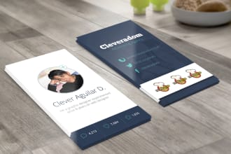 design professional business card with psd