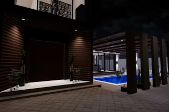 design, model architectural visualization in unreal engine 4 and 5