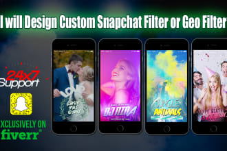 design awesome snapchat filter and geofilter
