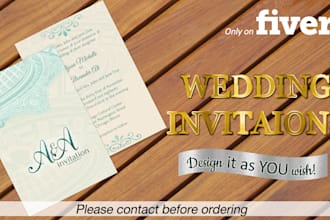 design your wedding invitations