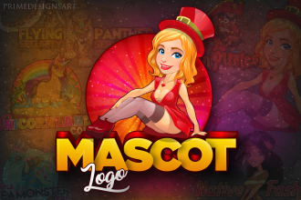 design a creative mascot cartoon logo