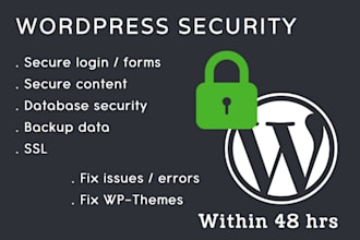 optimize and secure your wordpress site