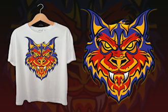 create an awesome custom tshirt design and typography design