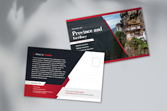 create amazing marketing postcard design and flyer design