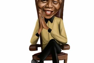 draw a quality and professional caricature portrait
