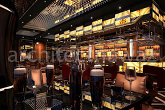 design realistic interior and exterior