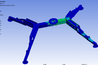 do a professional fea analysis  simulation using ansys autodesk nastra