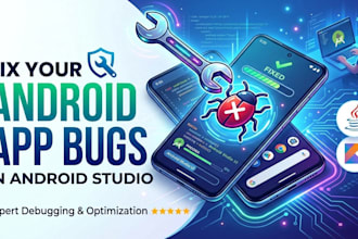 fix your android app bugs using java and kotlin in android studio