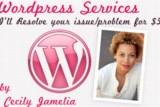 resolve your wordpress issue or question
