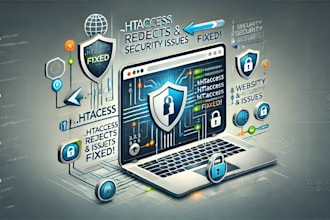 solve your htaccess, website redirect, and security issue