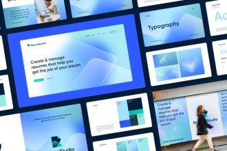 design a brand guidelines, brand style guide, brand identity book