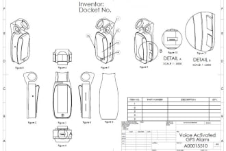 create 2d patent drawings for product registration