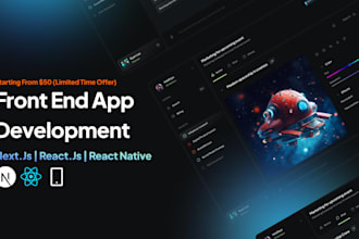 create nextjs, react and react native apps