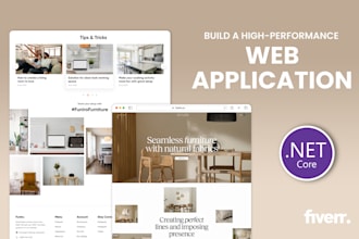 develop dot net core, asp net mvc web application