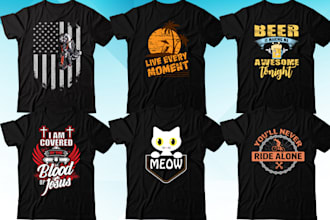 professional custom graphic t shirts design and merchandise print on demand