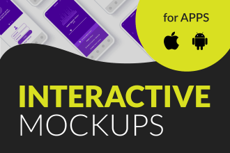 design an interactive UX mockup of your app or website