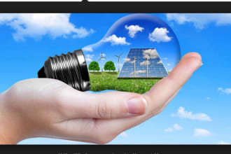 write solar energy and wind energy articles