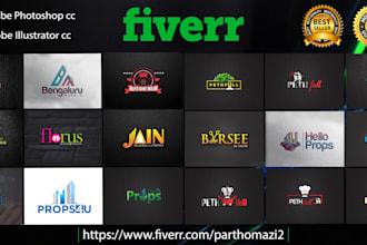 create fresh and unique logo design
