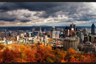 send a postcard from montreal, quebec or canada