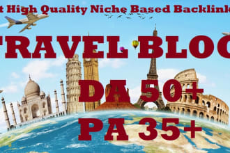publish guest post on da 50 travel blogs