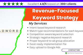 do keyword research for google ads PPC campaign