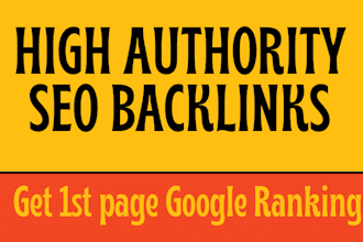 create 100 authority backlinks for your website