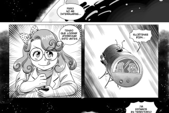 draw manga and comic pages