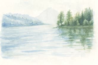 paint watercolor landscapes for you