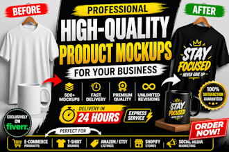 create high quality product mockups