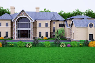 create 3d model and walkthrough architecture project