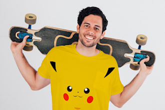 a pokemon tshirt design