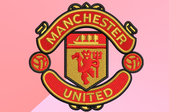 do machine embroidery design in dst, pes, emb in 1 hour