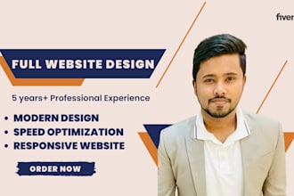 create a beautiful website and complete website from scratch