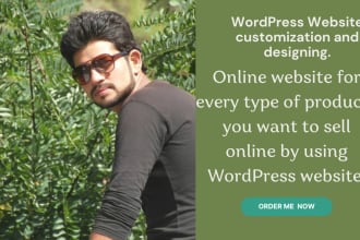 design handmade goods wordpress website on your hosting